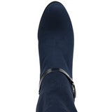 Lotus Harwin Navy Heeled Knee Boot