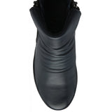 Lotus "Cordelia" Navy Leather Ankle Boot