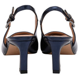 Lotus Sharon Navy Sling Back Court Shoe