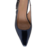 Lotus Sharon Navy Sling Back Court Shoe