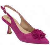 Lotus Caterina Pink Suede Court Shoe