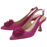 Lotus Caterina Pink Suede Court Shoe