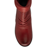 Lotus "Cordelia" Red Leather Ankle Boot