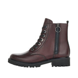 Remonte Odeon Leather Ankle Boot in Burgundy (fucshia)