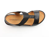 Heavenly Feet Ritz Sandal in Black