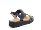 Heavenly Feet Ritz Sandal in Black