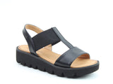 Heavenly Feet Ritz Sandal in Black