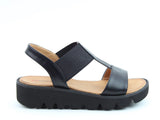 Heavenly Feet Ritz Sandal in Black