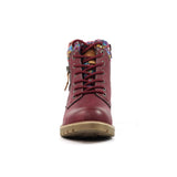 Lunar Tabasco Waterproof Ankle Boot In Burgundy