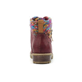 Lunar Tabasco Waterproof Ankle Boot In Burgundy