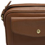 Lotus Vardy Tan Leather Camera Bag