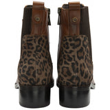 Lotus Lindley Tan and Print Leather Ankle Boot