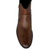 Lotus Lindley Tan and Print Leather Ankle Boot