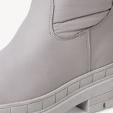 Tamaris Long Warm Lined Weather Boot (Pale Grey and Black)