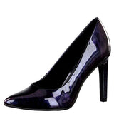 Marco Tozzi Black Multi Patent Court Shoe