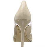 Tamaris Cream Patent Court Shoe