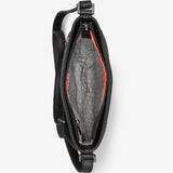 Yoshi "Bryant" Leather Crossbody Bag in Black