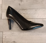 Marxo Tozzi Black Patent Court Shoe